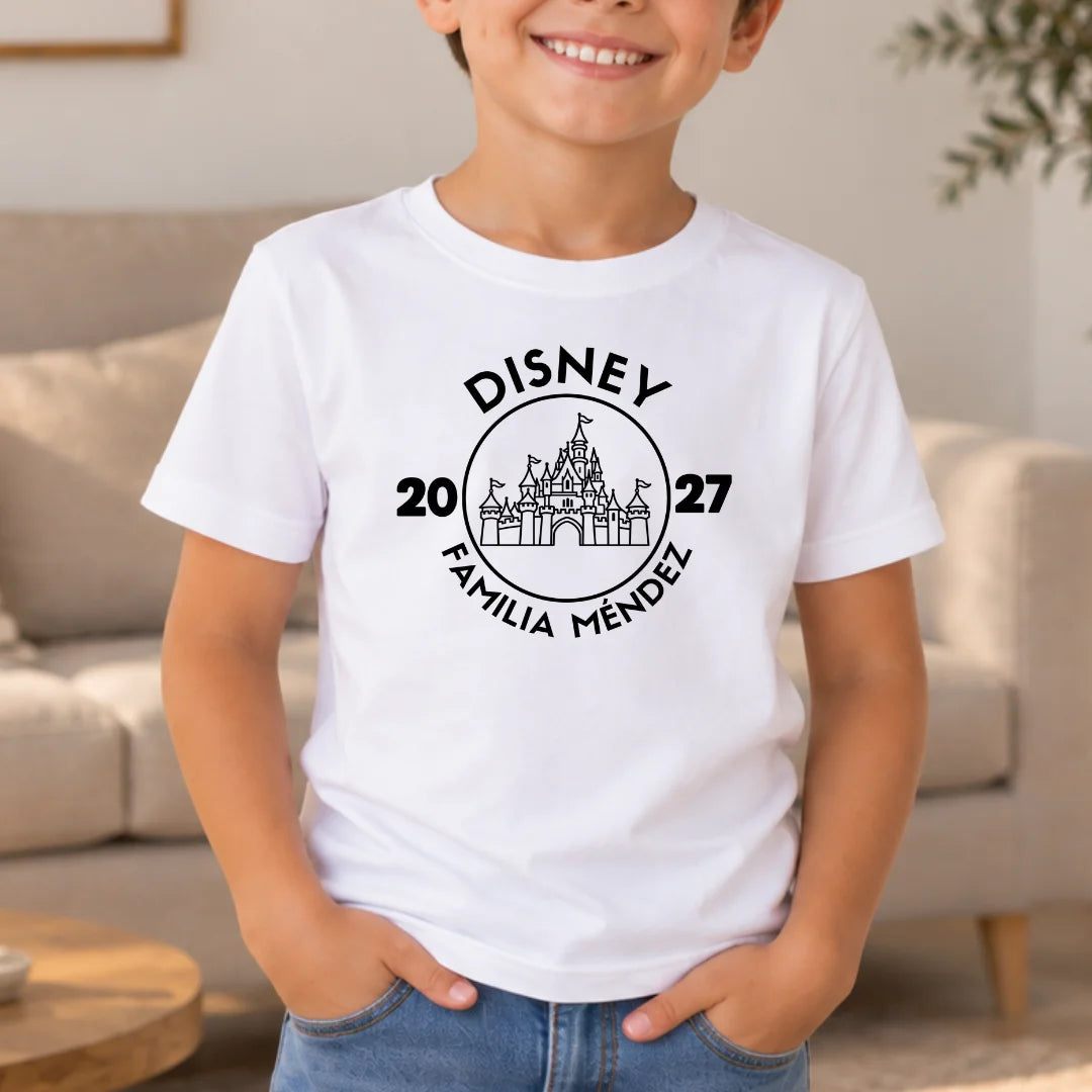 Nuestro Viaje Soñado – Camiseta Personalizada con Año y Nombre