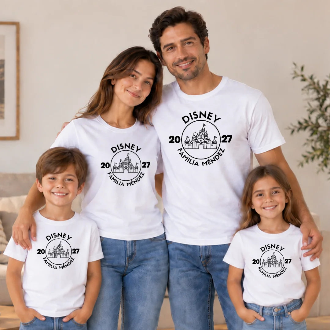Nuestro Viaje Soñado – Camiseta Personalizada con Año y Nombre