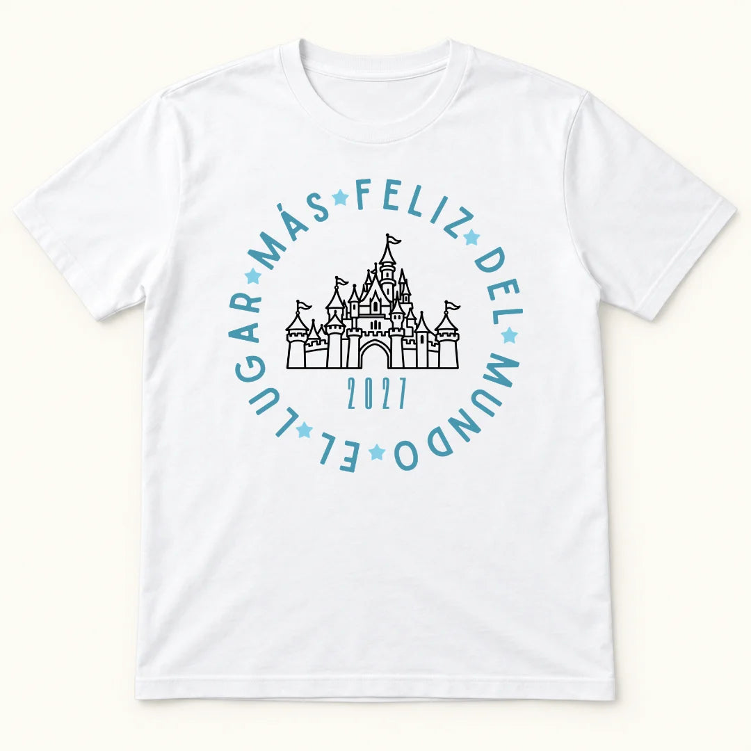 Nuestro Mundo Mágico – Camiseta Personalizada con Año y Nombre
