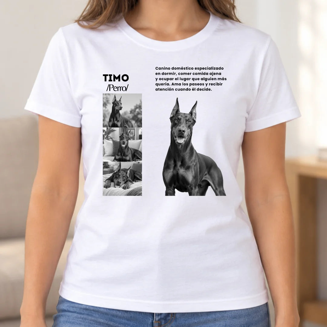 Mi Mascota, Mi Personaje Favorito – Camiseta Personalizada con Fotos y Nombre