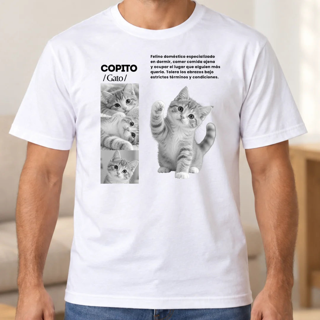 Mi Mascota, Mi Personaje Favorito – Camiseta Personalizada con Fotos y Nombre