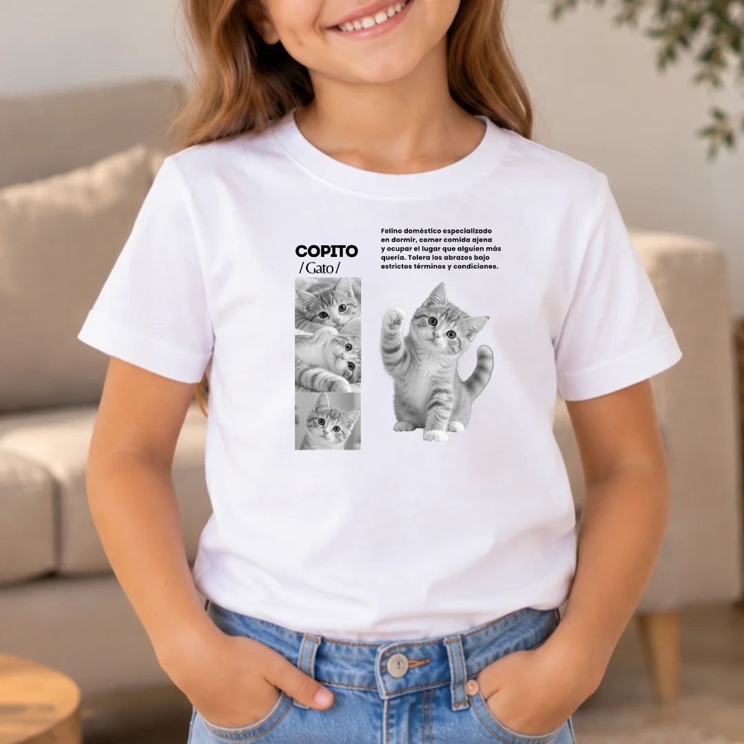 Mi Mascota, Mi Personaje Favorito – Camiseta Personalizada con Fotos y Nombre