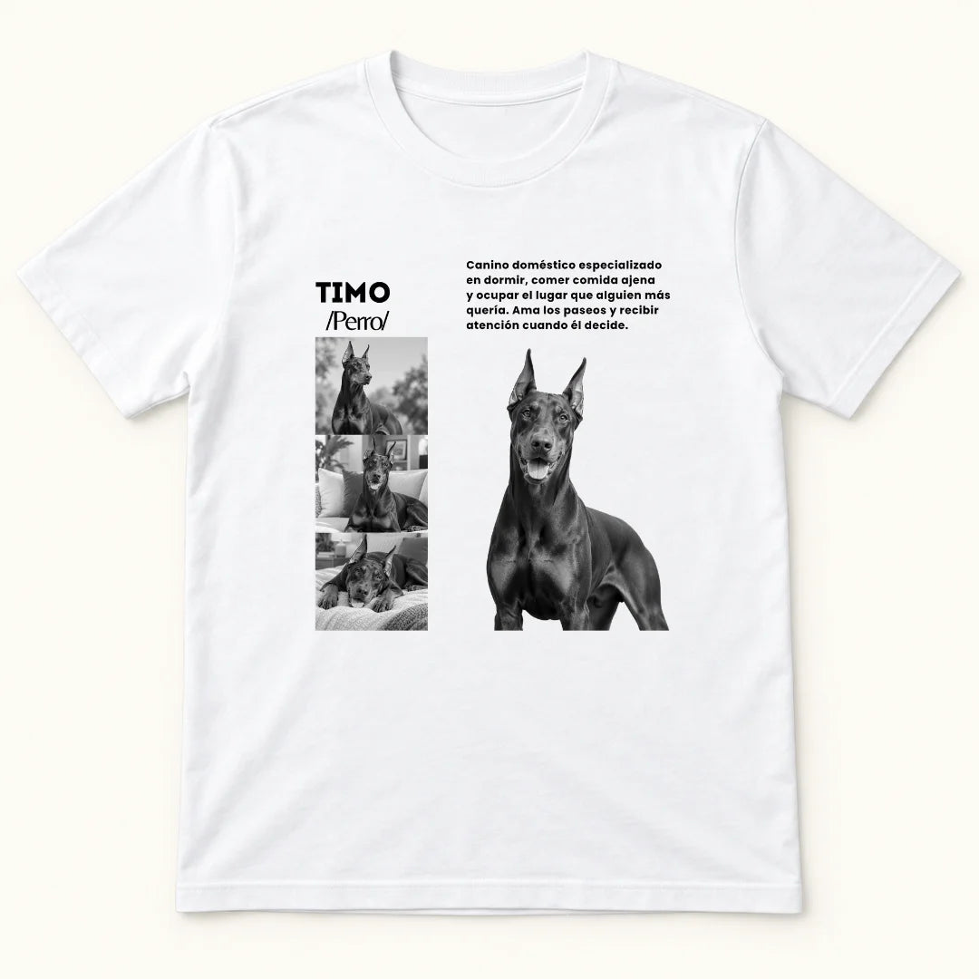 Mi Mascota, Mi Personaje Favorito – Camiseta Personalizada con Fotos y Nombre