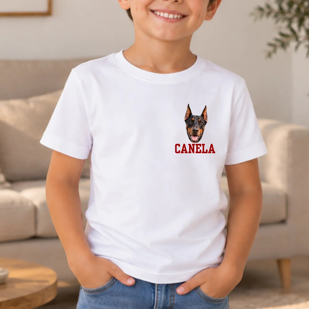 Mi Compañero de Cuatro Patas – Camiseta Personalizada con Foto y Nombre