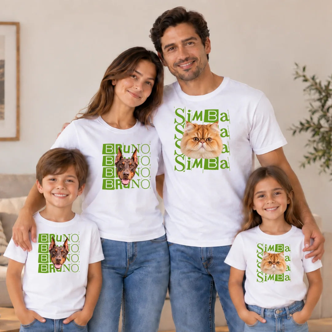 Mi Mascota, Mi Orgullo – Camiseta Personalizada con Foto y Nombre