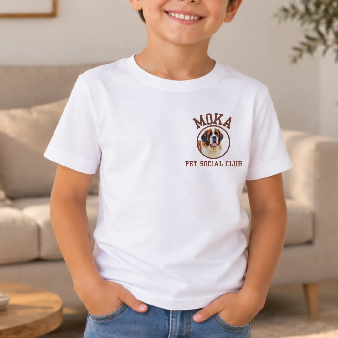 Mi Mascota, Mi Club – Camiseta Personalizada con Foto y Nombre