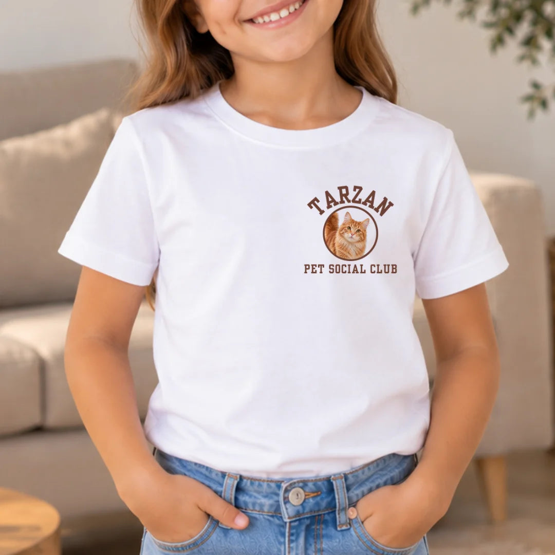 Mi Mascota, Mi Club – Camiseta Personalizada con Foto y Nombre