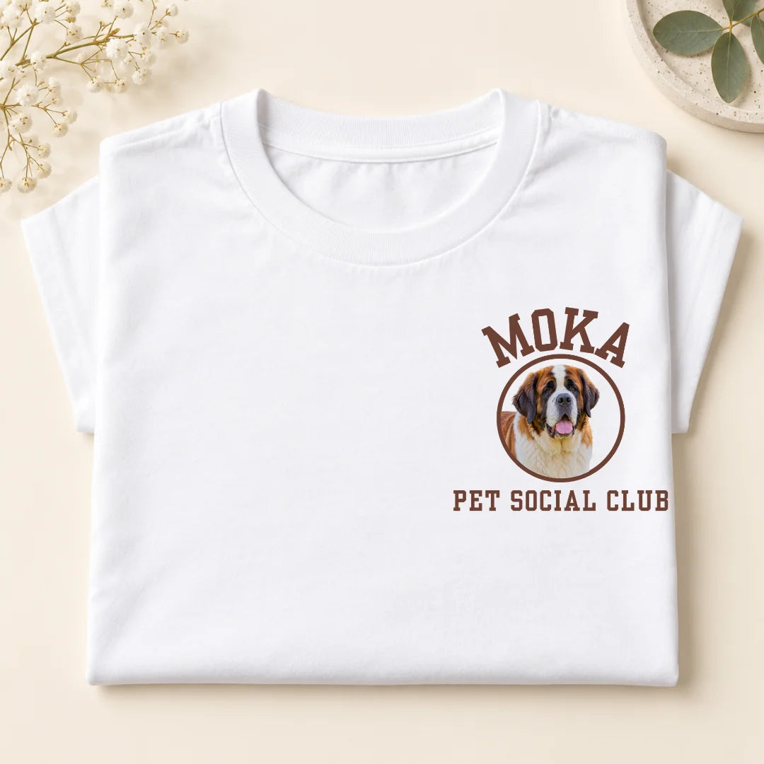 Mi Mascota, Mi Club – Camiseta Personalizada con Foto y Nombre