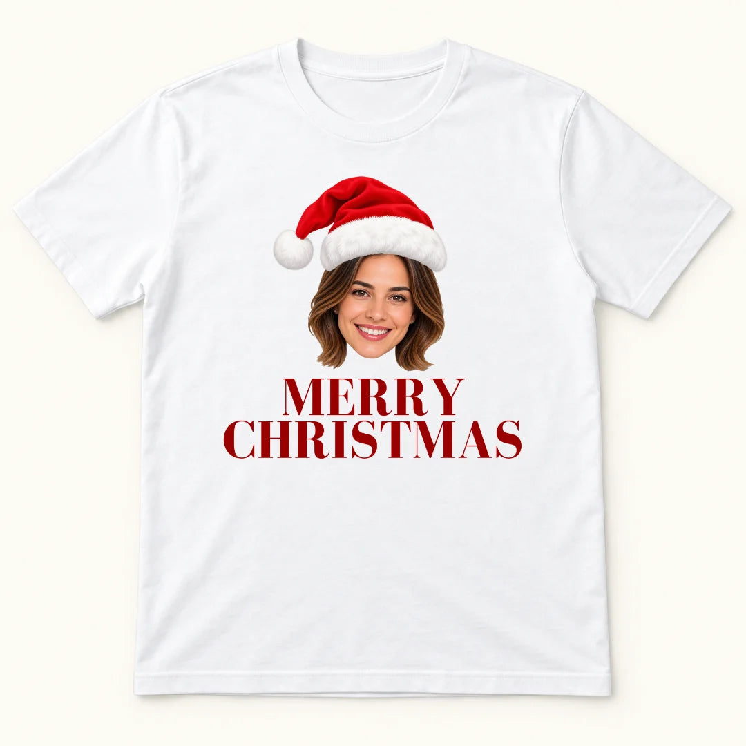 La Familia que Hace Navidad – Camiseta Personalizada con Fotos