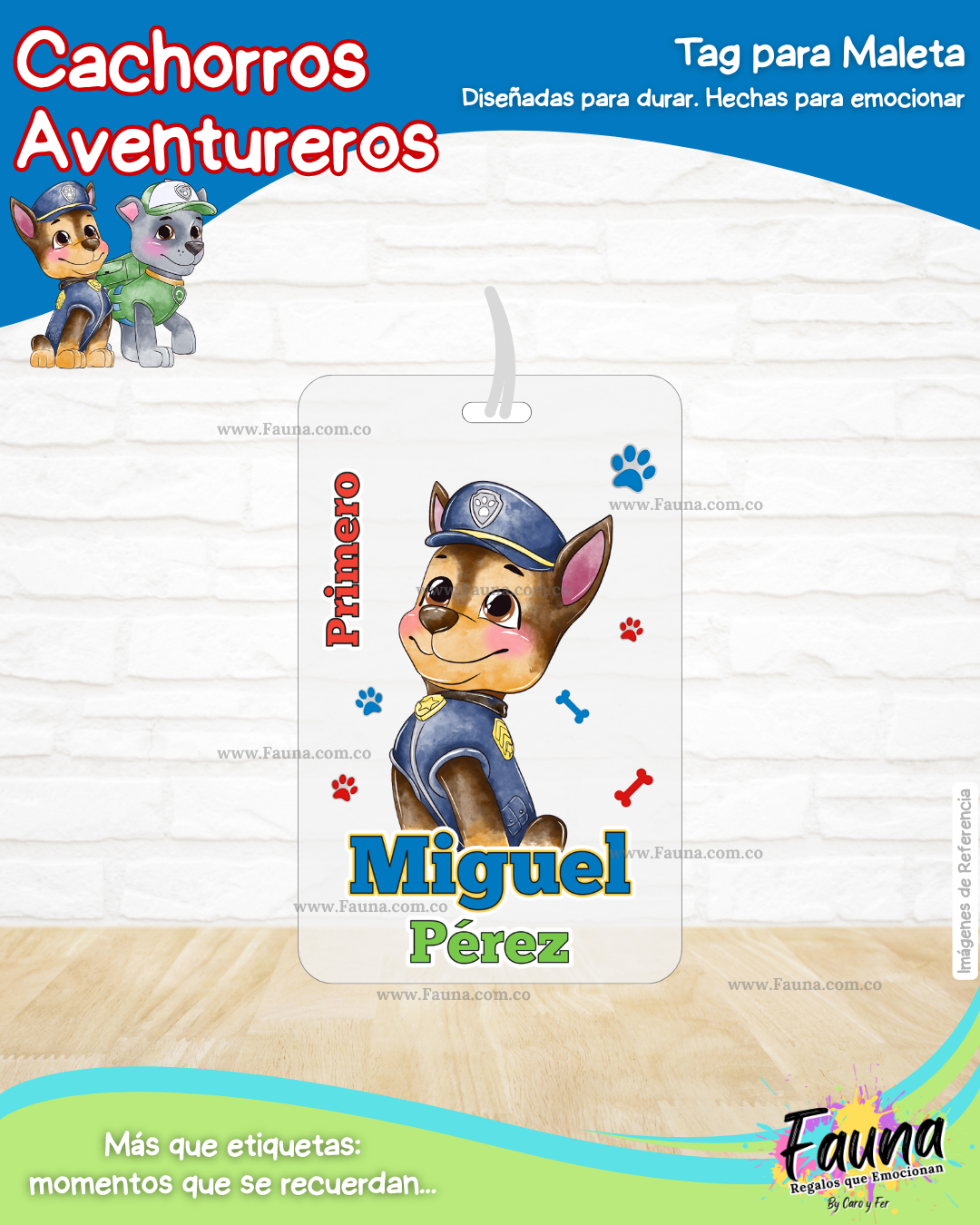 Cachorros Aventureros 🐾 - Etiquetas Escolares Premium Personalizadas