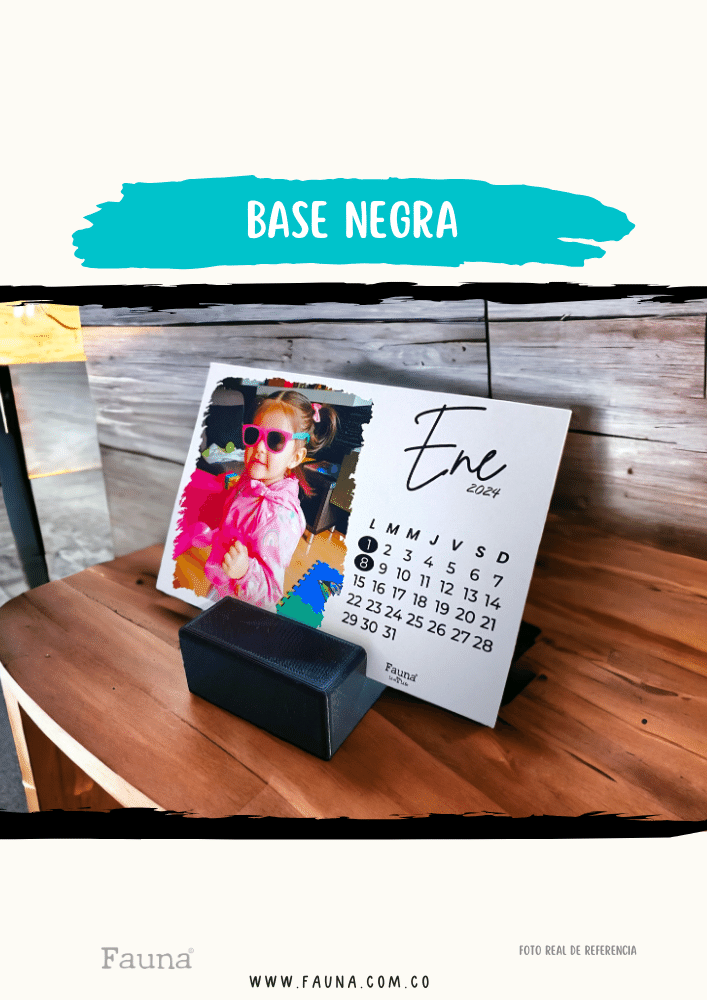 Calendario Personalizado de Escritorio con 12 Fotos - Fauna Regalos Personalizados