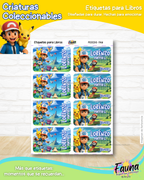 Criaturas Coleccionables 🟡 - Etiquetas Escolares Premium Personalizadas
