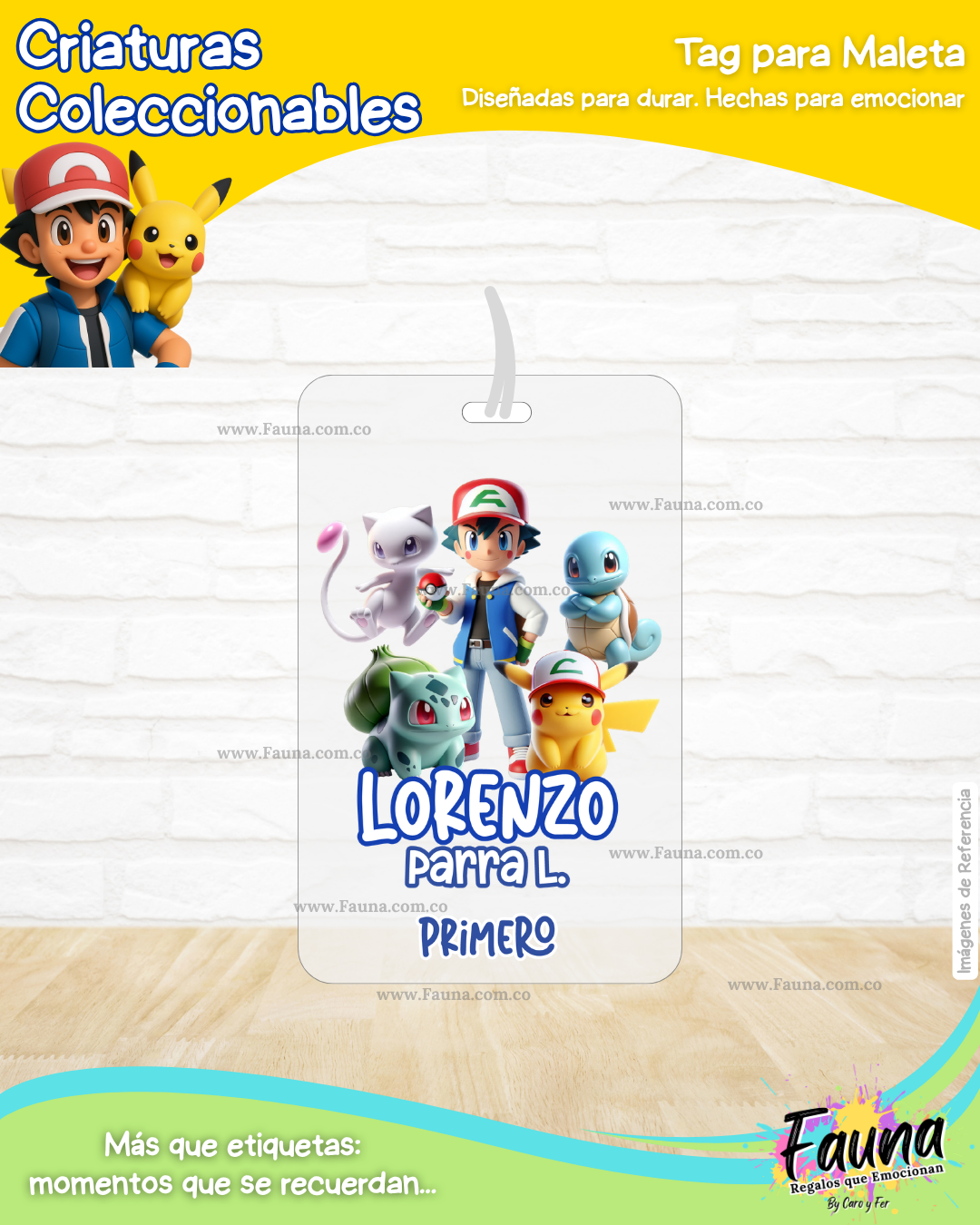 Criaturas Coleccionables 🟡 - Etiquetas Escolares Premium Personalizadas