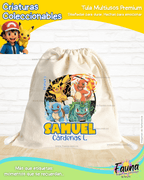 Criaturas Coleccionables 🟡 - Tula personalizada para niño – multiusos con nombre