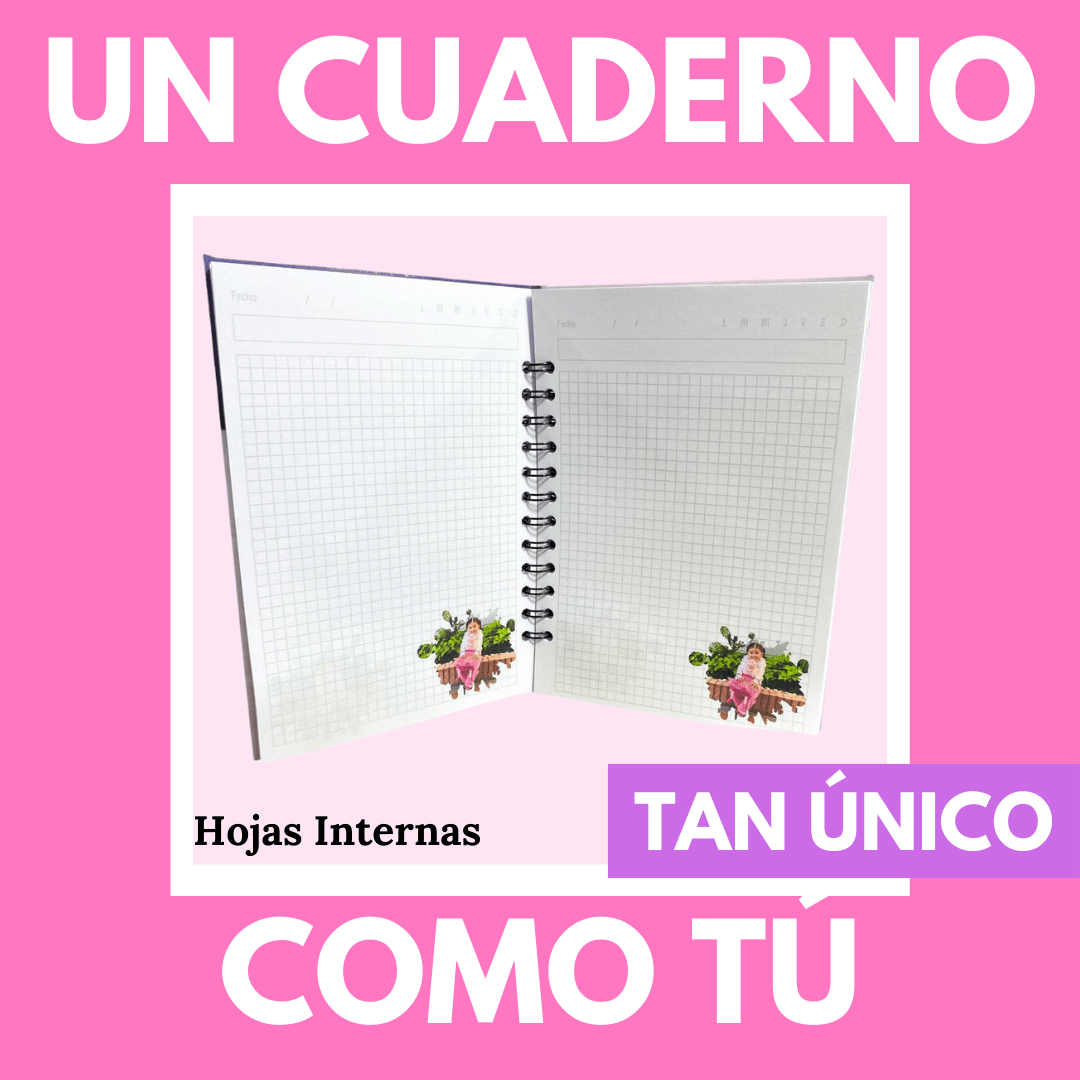 Cuaderno premium personalizado foto hojas y portadas - 80 hojas - Fauna Regalos que emocionan