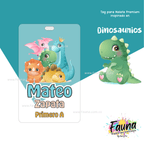 Dinosaurios 🦖 - Etiquetas Escolares Premium Personalizadas