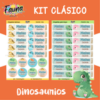Dinosaurios 🦖 - Etiquetas Escolares Premium Personalizadas