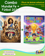 ⚽✨ El Gran Mundial de la Fe – Álbum de Láminas Bíblico para Niños (incluye todas las láminas)