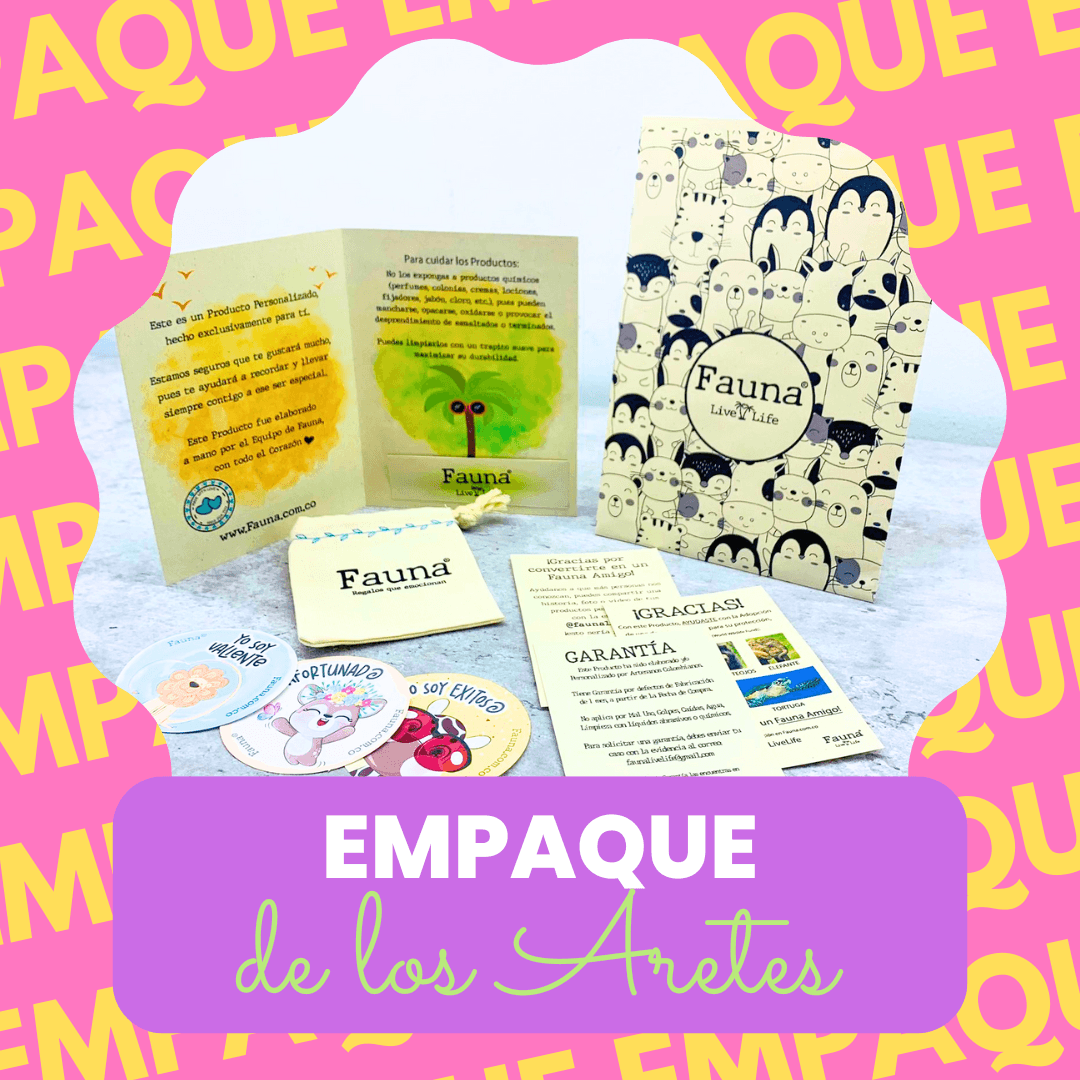 Aretes personalizados emblema de momentos - Fauna Regalos que emocionan
