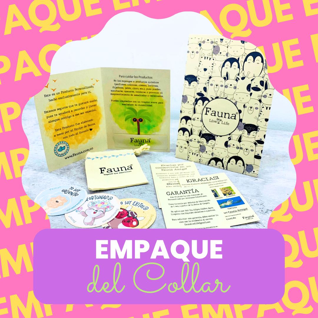 Collar personalizado tesoro personal - Fauna Regalos que emocionan