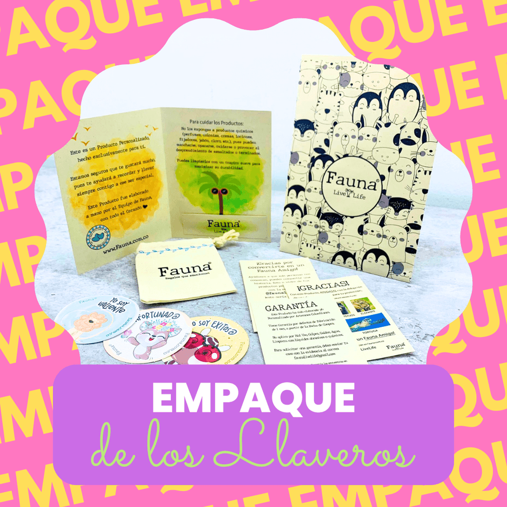 Llavero personalizado hecho a mano 3 recuerdos - Fauna Regalos que emocionan