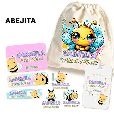 Abejita – Etiquetas Escolares Personalizadas