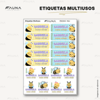 Abejita 🐝 - Etiquetas Escolares Premium Personalizadas