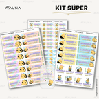 Abejita 🐝 - Etiquetas Escolares Premium Personalizadas