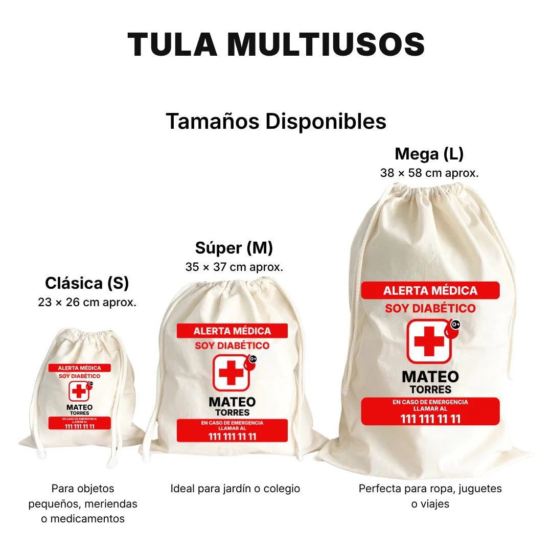 Diabetes – Etiquetas de Alerta Médica Personalizadas