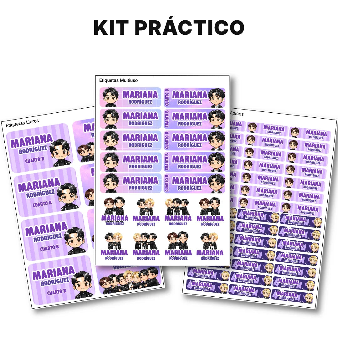 Army Universe – Etiquetas Escolares Personalizadas