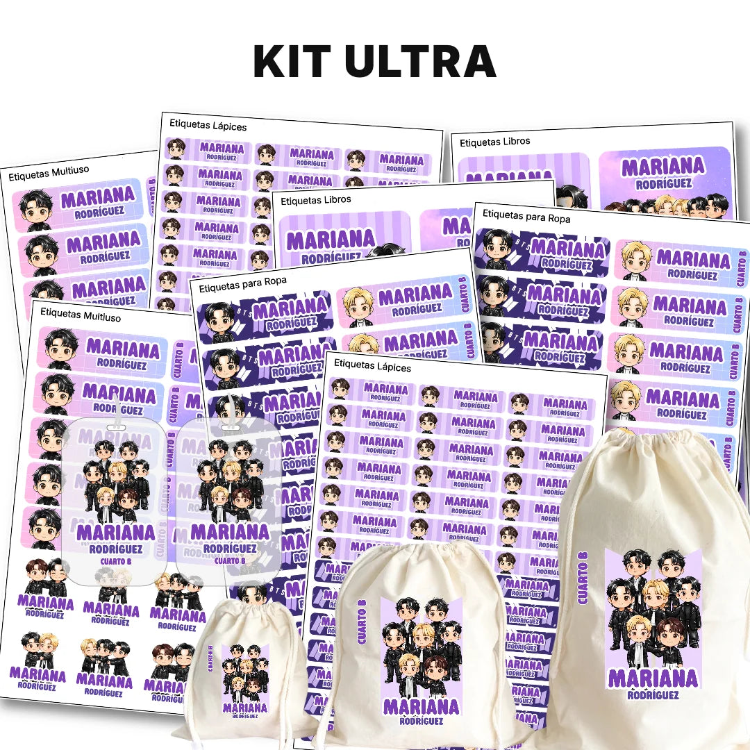 Army Universe – Etiquetas Escolares Personalizadas