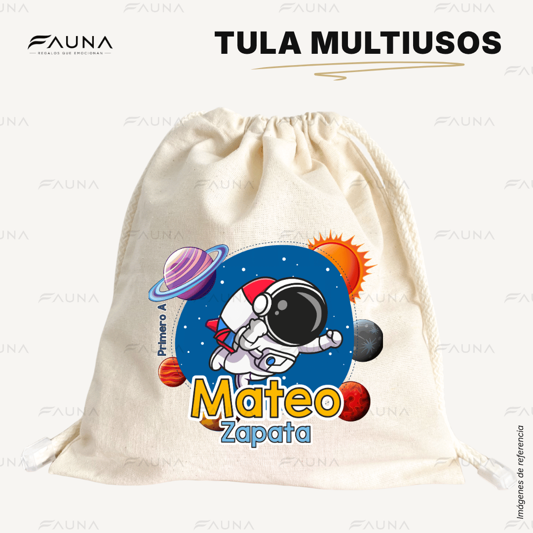 Astronauta – Tula Multiusos Personalizada