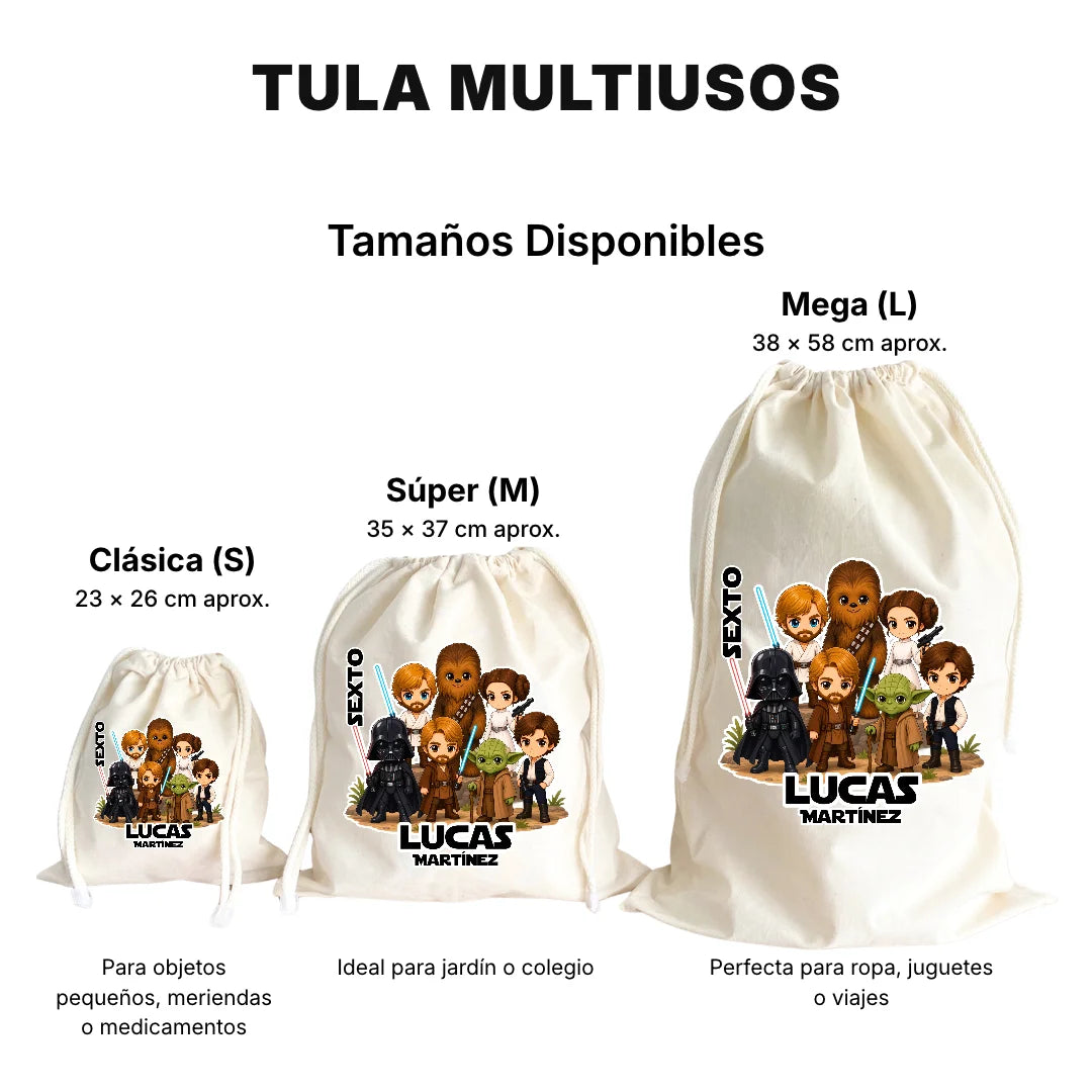 Aventura Galáctica – Tula Multiusos Personalizada