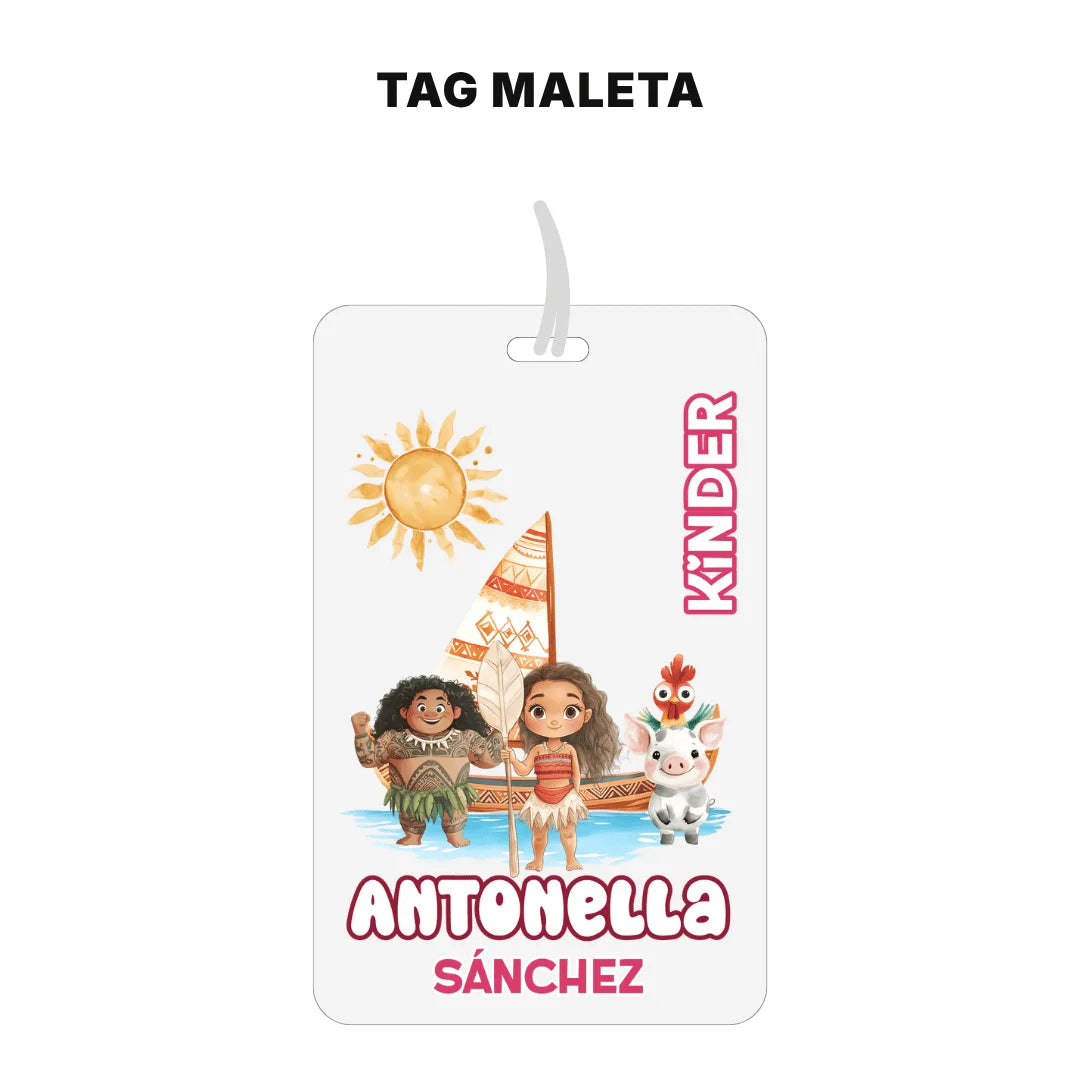 Aventurera del Océano – Etiquetas Escolares Personalizadas