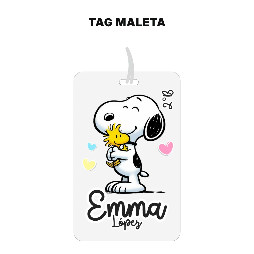 Beagle de la Casita Roja – Etiquetas Escolares Personalizadas