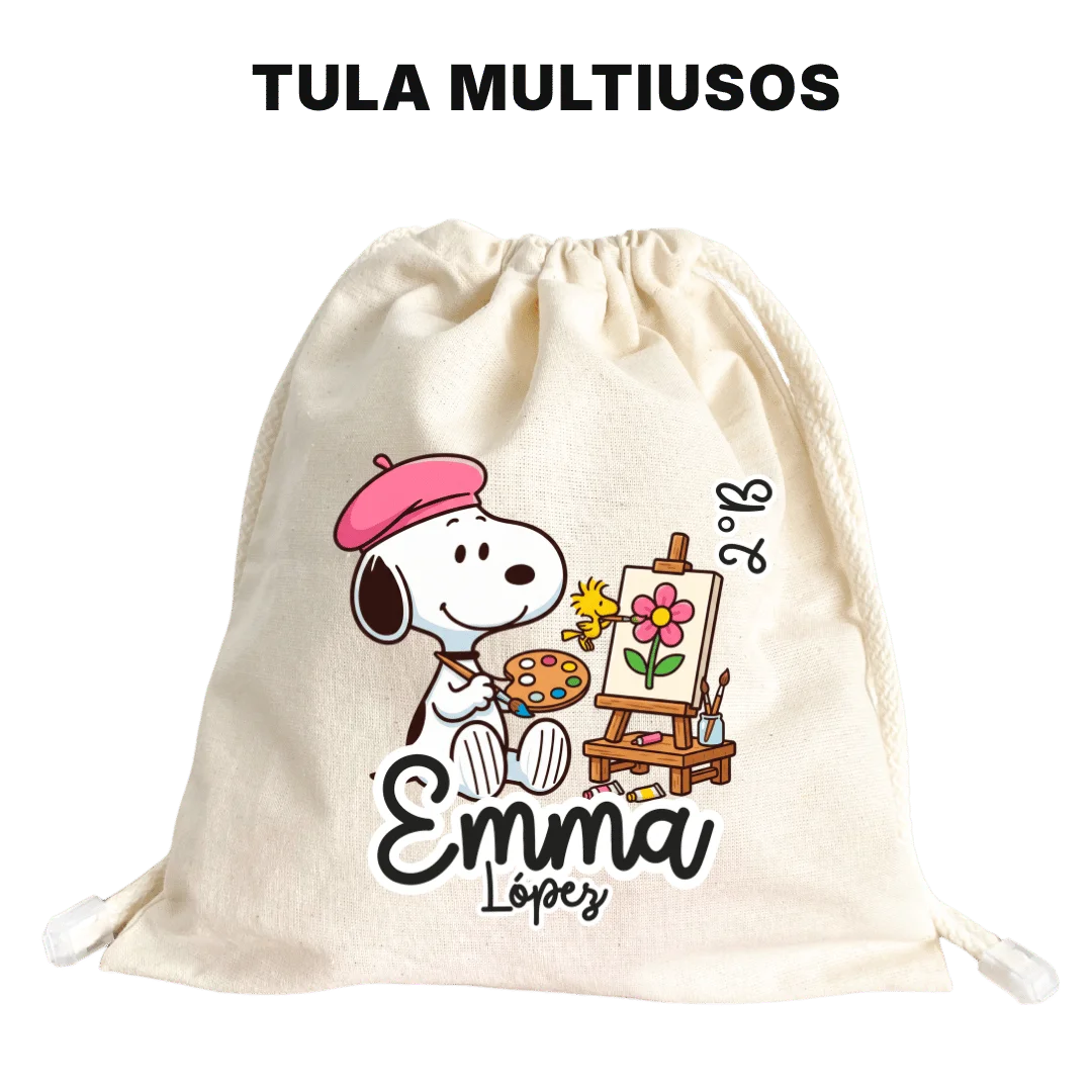 Beagle de la Casita Roja – Etiquetas Escolares Personalizadas