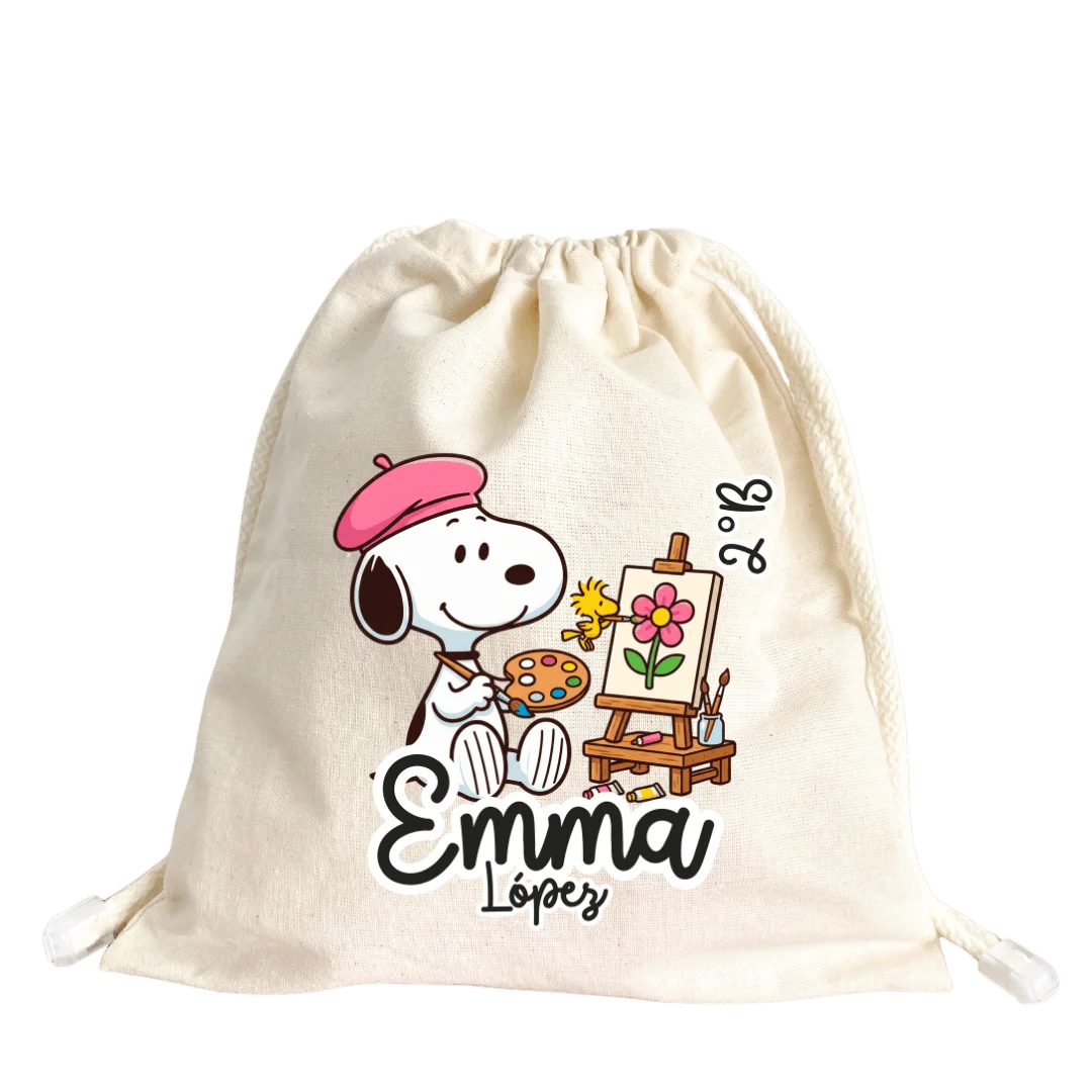 Beagle de la Casita Roja – Tula Multiusos Personalizada (Copia)