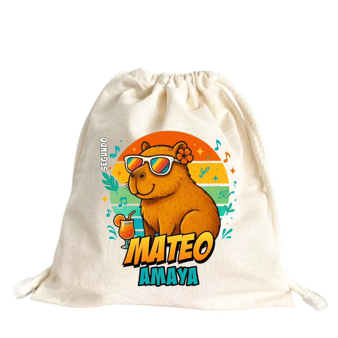 Capibara Natural – Tula Multiusos Personalizada