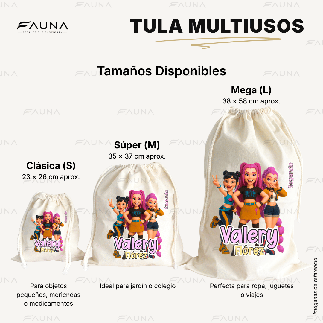 Cazadoras K-Pop 💜 - Etiquetas Escolares Premium Personalizadas