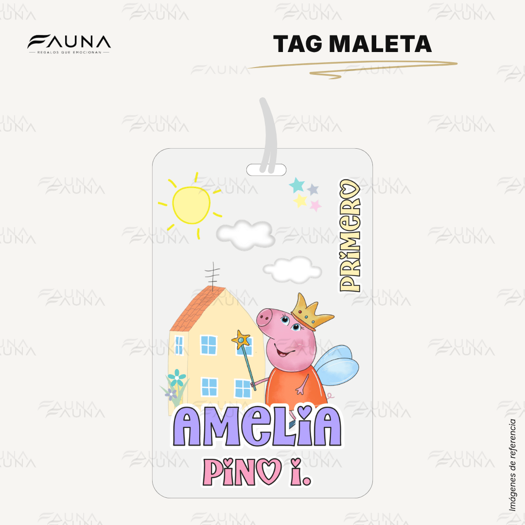 Cerdita Aventurera 🐷 - Etiquetas Escolares Premium Personalizadas