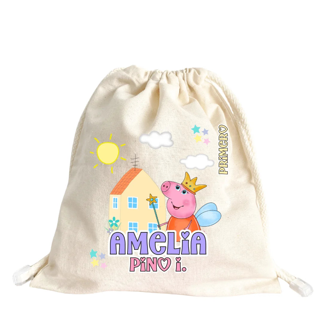 Cerdita Aventurera – Tula Multiusos Personalizada