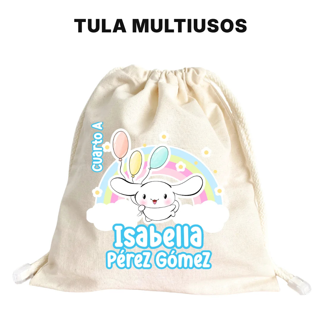 Conejito de Nubes – Etiquetas Escolares Personalizadas