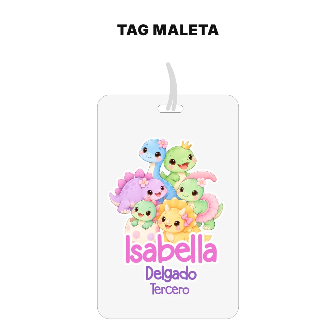 Dinosaurios Magicos – Etiquetas Escolares Personalizadas
