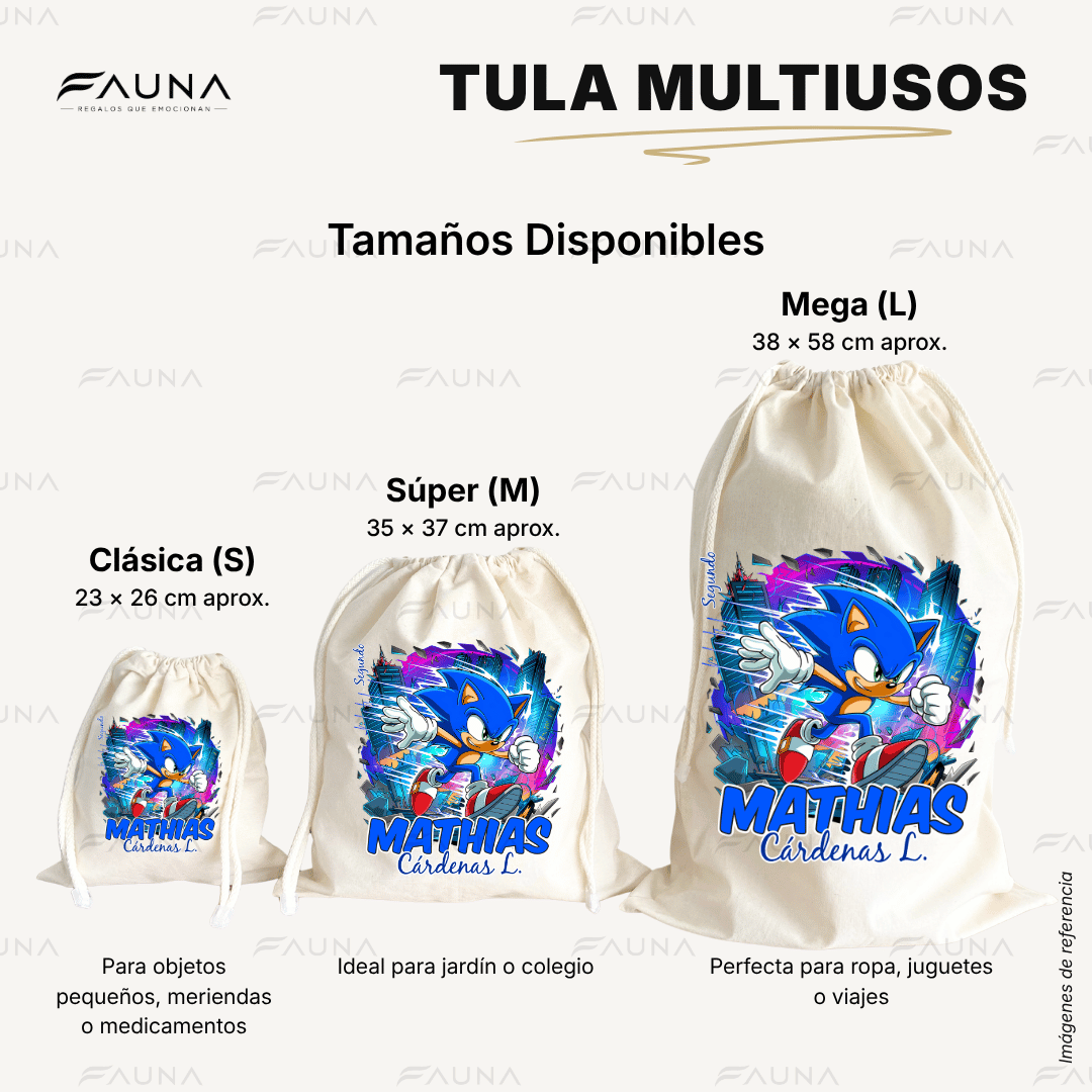 Erizo Azul Veloz 🌀 - Etiquetas Escolares Premium Personalizadas