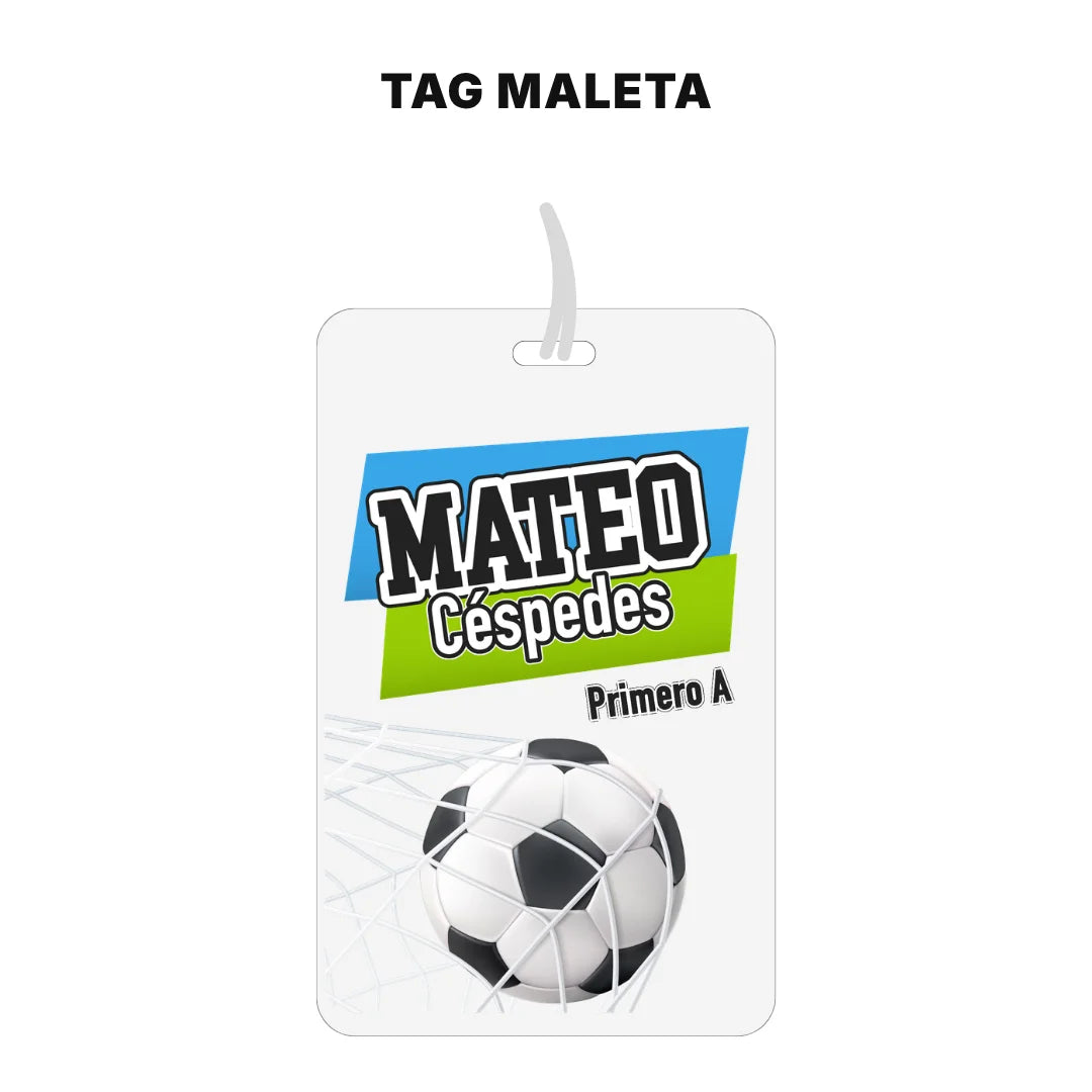 Fútbol Niño – Etiquetas Escolares Personalizadas