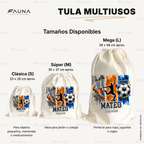 Fútbol Niño ⚽ - Tula personalizada para niños – multiusos con nombre