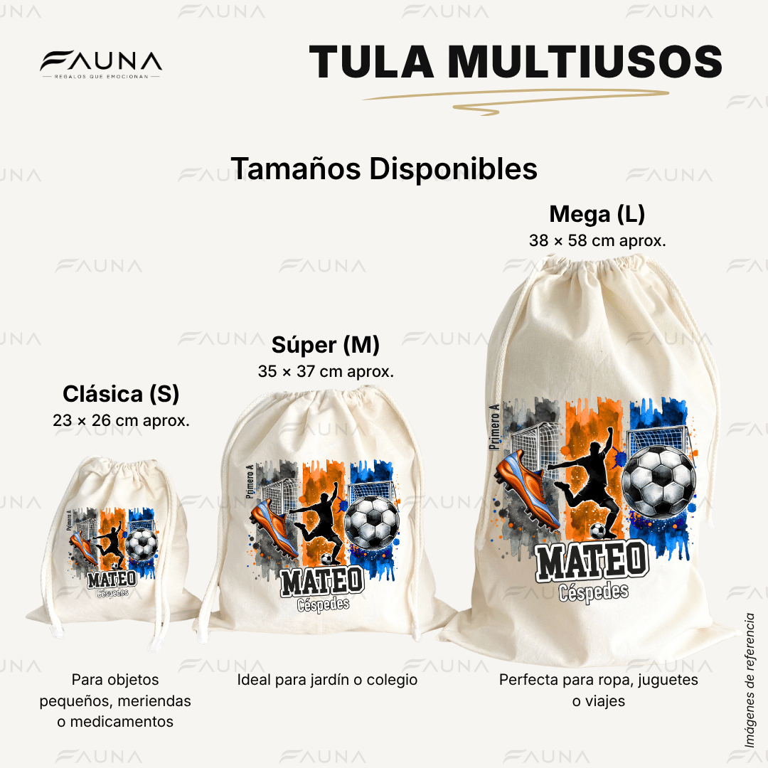 Fútbol Niño ⚽ - Etiquetas Escolares Premium Personalizadas