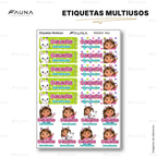 Gatita Aventurera 🏡 - Etiquetas Escolares Premium Personalizadas