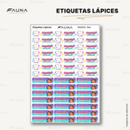 Gatita Aventurera 🏡 - Etiquetas Escolares Premium Personalizadas