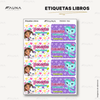 Gatita Aventurera 🏡 - Etiquetas Escolares Premium Personalizadas